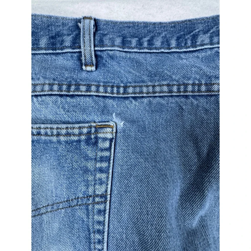 Carhartt B17 DST Relaxed Fit Jeans Mens 50x30 Blue Denim Work Pants Medium Wash - Picture 9 of 13